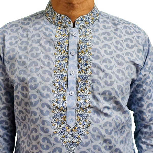 Pure Soft Cotton Design Panjabi - Image 2
